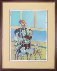 In the sun Room by Jane Gilday, Gouache, sold Mar 2024