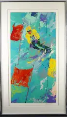 Untitled by LeRoy Neiman, Serigraph "Winter Olympics Skiing, sold Mar 2024