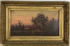 Untitled by Robert Lorraine Pyne, Oil on board, sold Mar 2024