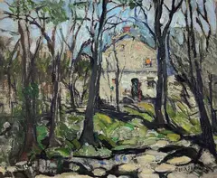 Untitled by Della J. Barber, Oil on canvas, sold Mar 2024