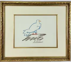 La Colombe - The Dove by Pablo Picasso, Lithograph of "La Colombe - The Dove", sold Mar 2024
