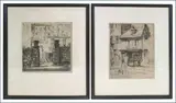Antique Shop, New York by Earl "Bill" Earle Horter, Etching (2), sold Mar 2024