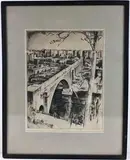 High Bridge, N.Y. by Earl "Bill" Earle Horter, Etching, sold Mar 2024