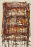 3rd Section of the Little Rain Ladder by John Connell, 1976, acrylic on paper, sold Dec 2020