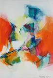 Untitled by Peggy Reventlow, 1991, oil on canvas, sold Dec 2020