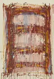 8th Rain Ladder by John Connell, 1976, acrylic on paper, sold Dec 2020