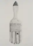 Untitled by Scott Martin, 1976, Graphite on paper, sold Dec 2020