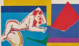 Untitled (Nude) by Fay Lansner, screenprint, sold Dec 2020