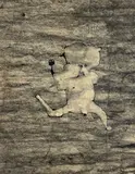 Untitled by Benoît Gilsoul, India ink and wash on paper laid down to paper, sold Dec 2020