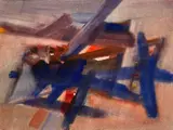 Untitled #287 by Michael Loew, 1973, watercolor on paper, sold Dec 2020