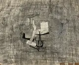 Unttiled by Benoît Gilsoul, India ink and wash on paper, sold Dec 2020