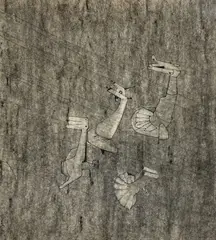 Untitled by Benoît Gilsoul, 1969, India ink and wash on paper, sold Dec 2020