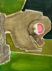 Untitled by Benoît Gilsoul, 1978, oil sticks and charcoal on paper, sold Dec 2020