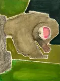 Untitled by Benoît Gilsoul, 1978, oil sticks and charcoal on paper, sold Dec 2020