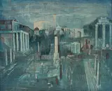 Untitled (Rome) by Jacques Bleny, 1959, oil on canvas, sold Dec 2020