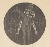 Untitled by Leonard Baskin, woodcut, sold Dec 2020