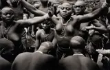 Wachimbiri Forest People, Uganda/Congo Border by George Rodger, 1948, gelatin silver print, sold Dec 2020