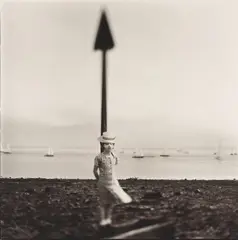 Straw Hat by Keith Carter, 1997, silver gelatin, sold Dec 2020