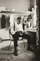 Louis Armstrong, Las Vegas by Eddie Adams, 1970, silver gelatin print, sold Dec 2020