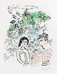 La Branche Verte by Marc Chagall, 1984, Edition: AP aside from the edition of 50, sold Nov 2017
