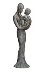 Mother And Child by Guy Boyd, bronze, sold Nov 2017