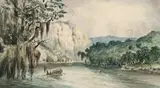 The River Glenelg, 1836 – by Thomas Balcombe, 1861, watercolour on paper, sold Nov 2017