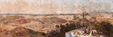 George Rowe At The Diggings Near Ararat by George Rowe, c.1858, watercolour and gouache on paper on cardboard, sold Sep 2017