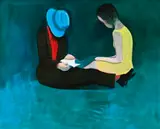 The Letter by Charles Blackman, c.1968, oil on canvas, sold Sep 2017