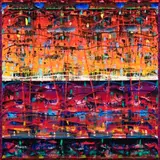 Against The Light by Michael Johnson, 2002, oil on canvas, sold Sep 2017