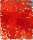 Salamander by Aida Tomescu, 2007, oil on canvas, sold Sep 2017