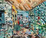 The Studio – Canterbury by John Perceval, 1962, oil on canvas on composition board, sold Sep 2017