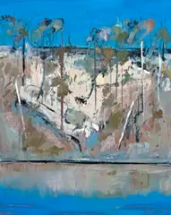 Shoalhaven River by Arthur Boyd, c.1995, oil on canvas, sold Sep 2017