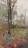 Autumn by David Davies, c.1904, oil on canvas, sold Sep 2017