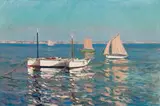 St Ives by Will Ashton, oil on canvas, sold Sep 2017