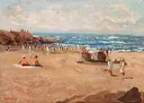 Cottesloe Beach by Duncan MacGregor Whyte, c.1910, oil on canvas on board, sold Sep 2017