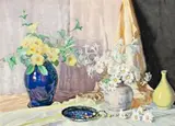 Allamanda by Vida Lahey, 1919, watercolour on paper, sold Sep 2017