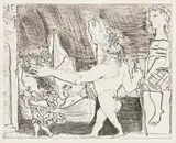 Minotaure Aveugle Guidé Par Une Fillette Ii, 1934 (From La Suite Vollard) by Pablo Picasso, Edition: from the edition of 260, published by Ambroise Vollard, Paris, 1939, sold Sep 2017