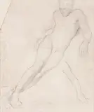 Study For Bathers by William Dobell, 1935, pencil on paper, sold Aug 2017