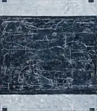 Script by Paul Partos, 1991, oil on linen, sold May 2017
