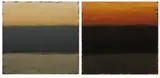 Landscape Semaphore No. 7 by Philip Wolfhagen, 2004, oil and beeswax on linen diptych, sold May 2017