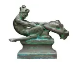 Faun And Nymph by Raynor Hoff, 1924, bronze, sold May 2017
