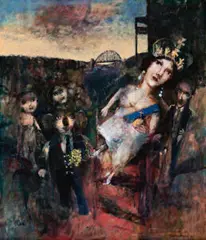 The Presentation by Garry Shead, 1995, oil on canvas, sold May 2017