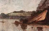 Woodford Bay, Lane Cove by Lloyd Rees, 1941, oil on canvas on board, sold May 2017