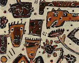 The Plot by David Larwill, 2002, oil on linen, sold May 2017
