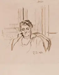 Morax by Walter Sickert, c.1900, pen and ink on paper, sold May 2017
