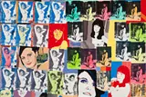 Untitled by Richard Larter, 1971, enamel on composition board, sold Apr 2017