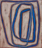 Round About by Ildiko Kovacs, 2001, oil on plywood, sold Apr 2017