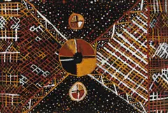 Untitled by Timothy Cook, 1997, natural earth pigments and synthetic binder on paper, sold Apr 2017