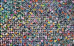 Untitled by Robert Klippel, 1986, reflective paper, enamels and collage on paper, sold Apr 2017