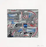 Untitled by Robert Klippel, 1984, collage on paper, sold Apr 2017